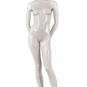 Fiberglass Abstract Female Egg Head Mannequin For Widow Display
