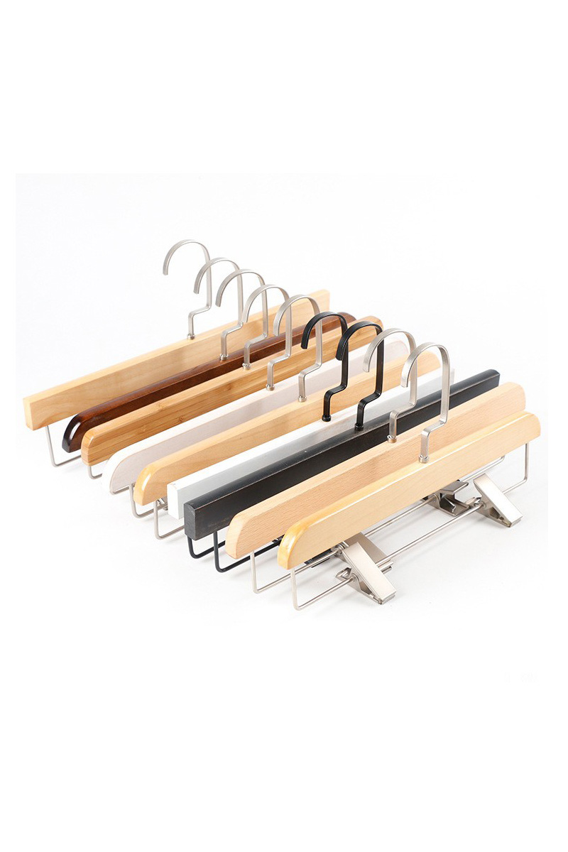 Wholesale hangers for trousers with clip