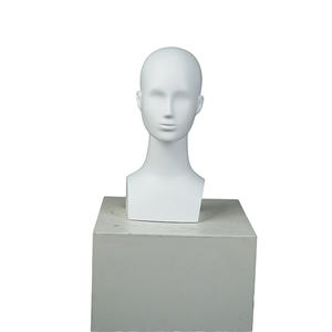Cheap factory female realistic mannequin head fashion realistic display mannequin