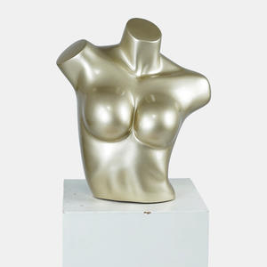 Fashion Female Upper Body Mannequin Big Breast Bra Mannequin Bust Form Display Stand(XM-4 Bust Mannequin)
