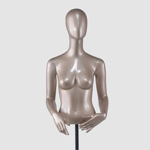 Fashion mannequin bust torso half body form cloth male mannequin torso with head