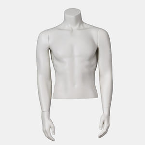 Customized matte white mannequins half body cheap mannequin with stand (CBH)