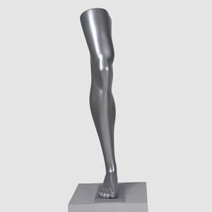 Customized sliver male foot mannequin