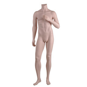  High Quality Brand New Fiberglass Fat Male Full Body Cheap Headless Mannequin For Sale(KF)