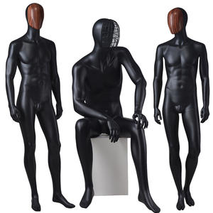 Wholesale grey silver muscle male and female mannequins/men suit model male mannequin