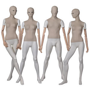 Customized wholesale male mannequins for sale fabric wrapped male and female mannequin for window display(PTM)