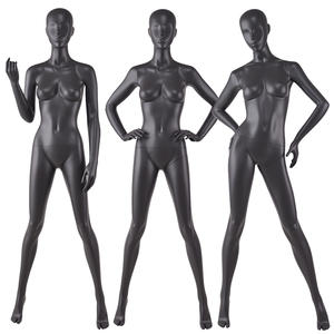 Fiber glass full body vintage beautiful abstract female posing mannequin for store