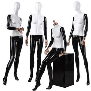 Fashion store window display female woman full body sitting mannequin suppliers abstract head mannequins for sale