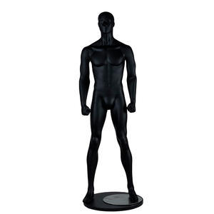 Customized black muscle male mannequins for sale(NPM)