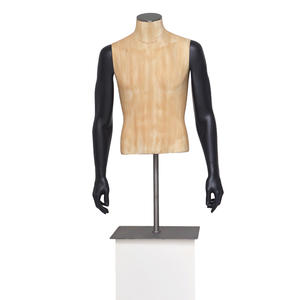 Customized half body male torso mannequin for clothing display(TCH)