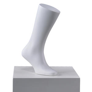 Wholsale white male foot mannequin for shoes