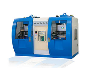 Double workstation vacuum vulcanized press molding machine  |  Vacuum comperssion molding machine