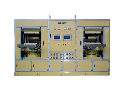 High pressure forming machine | PC composite film air pressure forming machine