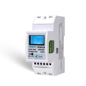 High accuracy small sub meter smart single phase din rail prepaid energy meter