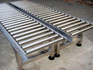 Stainless Steel Frame Gravity Roller Conveyor 
