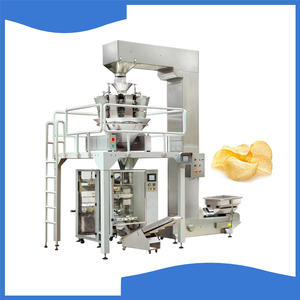 Potato chips popcorn packing machine with multi heads weigher