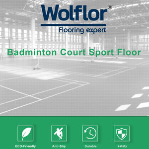 Cheap China Badminton Court Sport Flooring factory