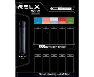 Poster Design Of Display Rack For RELX
