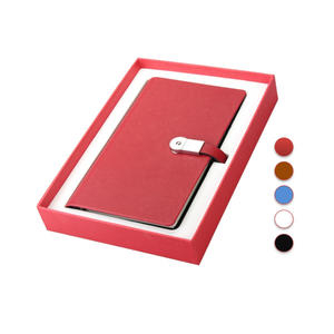 Cross Stripes Pull-up Leather Loose-leaf Multi-function Waterproof Notebook Ds04-h722