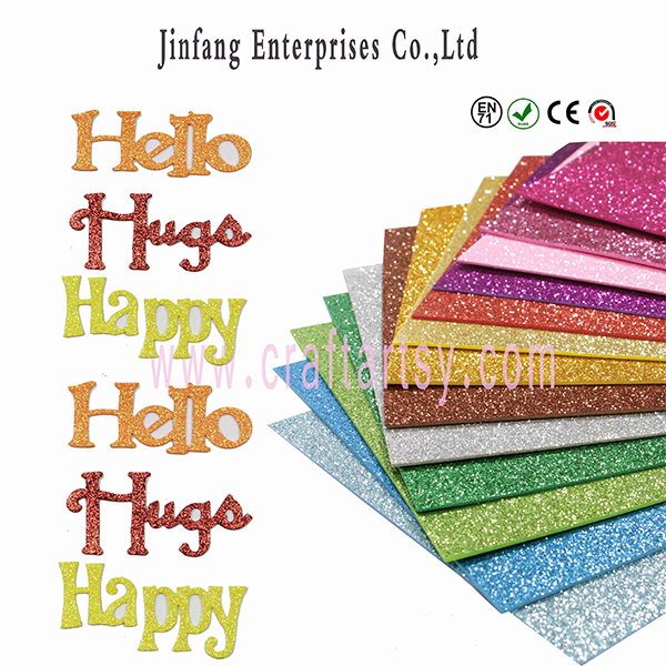 Glitter foam sheet wholesale,can be customized size and thickness