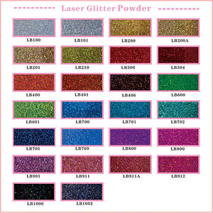 0.08" 26 colors for Holographic Extra Fine Laser Glitter 