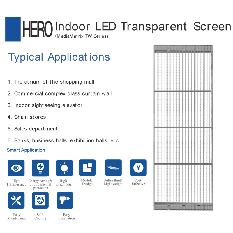 LED Indoor Transparent Screen