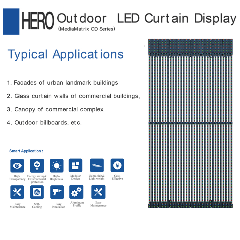 HERO LED Outdoor Curtain Screen