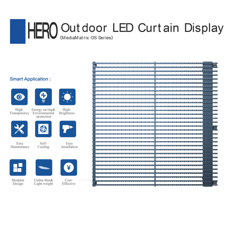 HERO LED Outdoor Curtain Screen（OS）