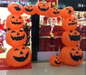 Inflatable Pumpkin Arch - Custom event arches | CATC manufacturer