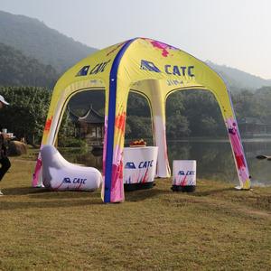 White Inflatable Dome Air Tent With Led Light