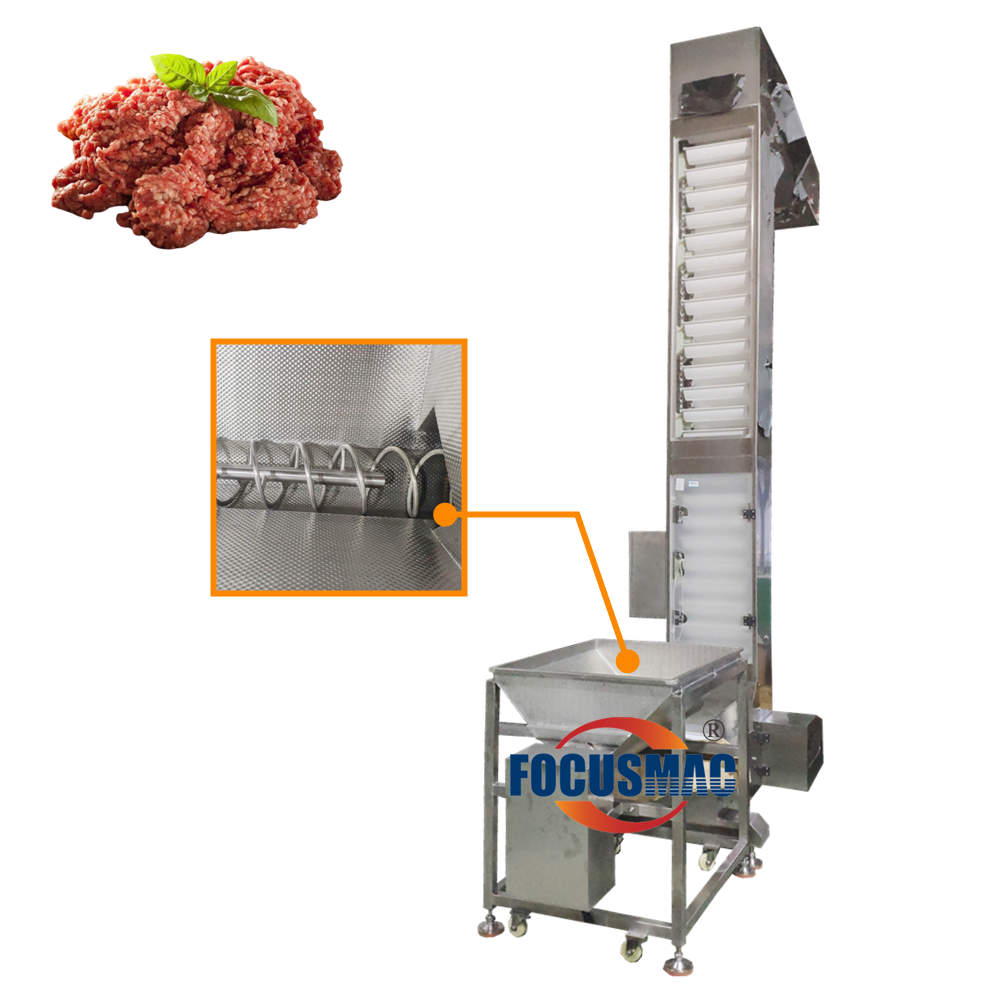 customized Bucket Conveyor for Meat Exporter