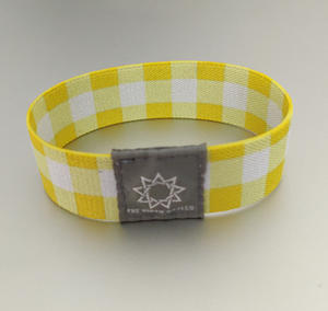 China custom High Quality Elastic Fabric Wristband with RFID Smart card chip supplier