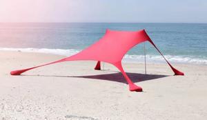 Portable Sunscreen Beach Tent Sunshade Tent Anti-UV Sun Shade Huge Size Sun Shelter Rainproof Beach Shade Tent