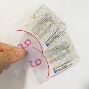 China pvc clear card with 15 Years Experience