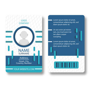 Factory Customized Inkjet Printing Government Student Employee Work Plastic Print Pvc Id Card