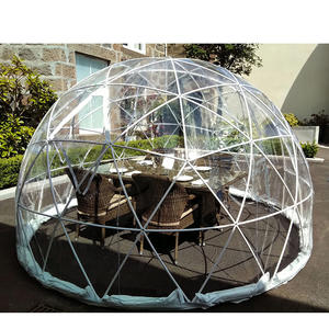 Outdoor Clear White Transparent Tent Glass  House Restaurant Dome Igloo For Event
