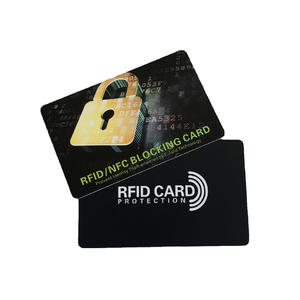 RFID-enabled Cards Protect Credit Cards Anti RFID Signal Blocking Card 
