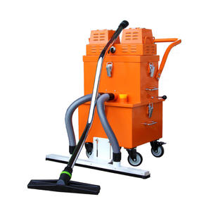 50L Industrial wet and dry floor construction vacuum cleaner with concrete floor grinding machine dry polishing pad for stone