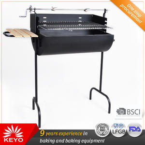 YH1817ZL Barrel Grills With Rotisserie