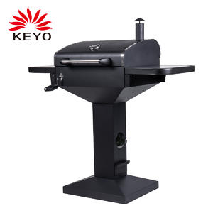 OEM Trolley BBQ Grill Factory-KY4524D with ISO90010 Certification