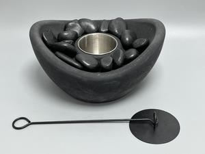 Pit Fire Portable Home Decor Table Outdoor Indoor Tabletop Fire Pit Bowl