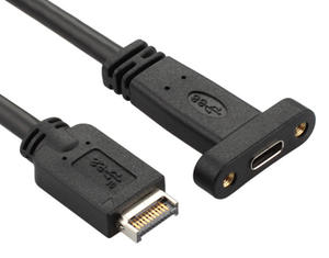 Type E To USB C PCI Baffle Cable  | Wholesale & From China