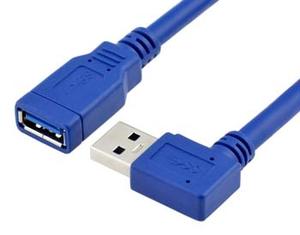 USB 3.0 Extension Cable, Right Angle Type A Male | Wholesale & From China