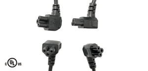 Right Angle IEC C5 Power Cord