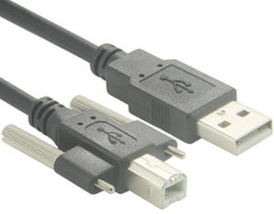 USB 2.0 Type B Male With Screws Lock