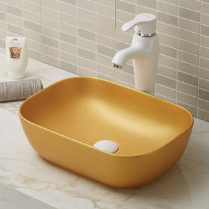 Vessel sink ceramic lavabo with custom made color