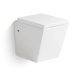 Square Toilet With Flush Button On Top