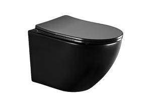 Commercial Black Tankless Wall Mounted Toilet Bowl