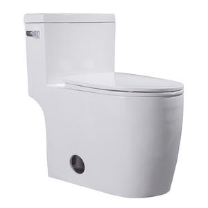 Latest Vitreous China One Piece Modern Water Closet For Commercial Bathroom Villa