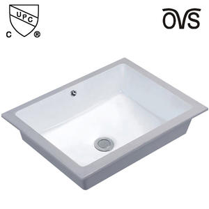 Low Water Absorption Small Vessel Sink With Overflow